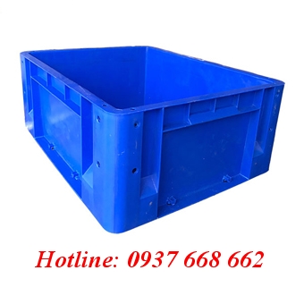 Thùng nhựa đặc Ha001- kt: 480x380x200 mm